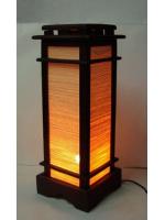 Wooden Table Lamp โคมไฟไม้แบบตั้งโต๊ะ