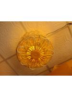 โคมไฟหวายติดเพดาน Rattan ceiling lamp