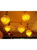 โคมไฟไม้ไผ่แบบแขวนเพดาน Bamboo Ceiling Lam