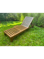 Pareena Decor เตียงอาบแดดไม้สัก เตียงริมสระไม้สัก Teak Wood Sun Lounger