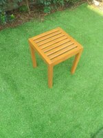 โต๊ะข้างเตียงสระว่ายน้ำ โต๊ะข้างเตียงอาบแแดด โต๊ะข้างเตียงไม้สัก