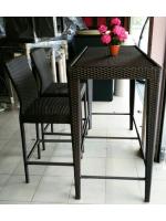 ชุดรับประทานอาหารหวาย ชุดโตีะเก้าอี้ทานข้าว โต๊ะกาแฟ coffee table โต๊ะทานข้าวหวายเทียม เฟอร์นิเจอร์ห้องอาหาร ชุดโตีะห้องอาหาร โต๊ะรับประทานอาหาร 20