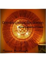 โคมไฟไม้ไผ่แบบติดผนัง Bamboo lamps wall hanging, Eco Products Design,