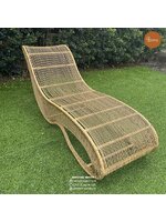 เตียงข้างสระว่ายน้ำ หวายเทียม เตียงอาบแดด Modern Style New Collection Sunbed Synthetic Rattan พร้อมเบาะ