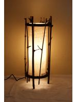 โคมไฟไม้ไผ่ตั้งโต๊ะ Bamboo Lamp Home Decoration