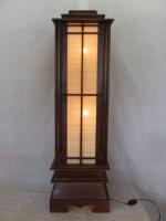 Teak Wood Floor Lamp Hotel Resort Decoration โคมไฟไม้สักแบบตั้งพื้น ตบแต่งโรงแรมรีสอรท์