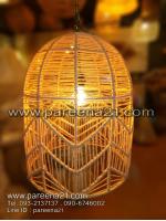 โคมไฟแขวนเพดานวัสดุทำจากเชือก 4