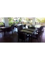 ชุดรับประทานอาหารหวาย ชุดโตีะเก้าอี้ทานข้าว โต๊ะทานข้าวหวายเทียม เฟอร์นิเจอร์ห้องอาหาร ชุดโตีะห้องอาหาร โต๊ะรับประทานอาหาร 8