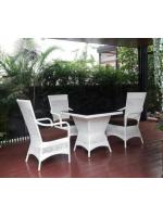 ชุดรับประทานอาหารหวาย ชุดโตีะเก้าอี้ทานข้าว โต๊ะทานข้าวหวายเทียม เฟอร์นิเจอร์ห้องอาหาร ชุดโตีะห้องอาหาร โต๊ะรับประทานอาหาร 10