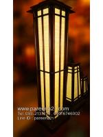 โคมไฟไม้สักตั้งพื้น163