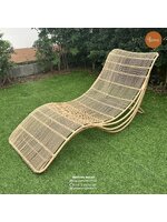 เตียงสระว่ายน้ำหวายเทียมพร้อมเบาะ Sunbed Synthetic Modern Style By Pareena Decor