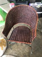 เก้าอี้หวายสาน เก้าอี้ในสวน Rattan Chair Woven rattan chair Woven chair Outdoor chair Garden chair 61