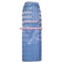 ผ้าถุงป้ายฯ-พม่า สีฟ้า