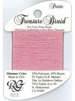 Rainbow Gallery Treasure Braid Petite : Pink