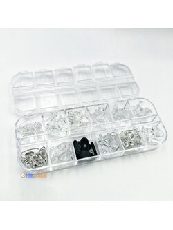 SETชุดอะไหล่แป้นจมูก (12แบบ) แป้นแข็ง แบบซิลิโคน