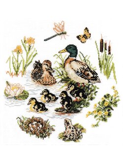 Needlepoise ผังลาย Mallards