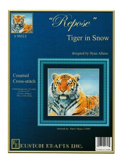 Kustom Krafts ผังลาย Repose Tiger in Snow