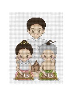 Pinn หนูรักพ่อจ๋า ชุดไท