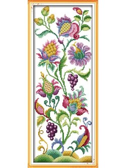 ชุดปักจีน Abstract Flower