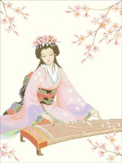 Nattee ชุดปัก สาวญี่ปุ่นเล่นโกโตะ