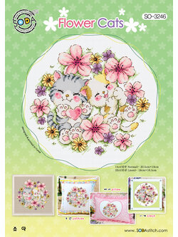 Soda ผังลาย Flower Cats