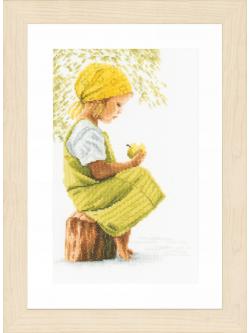 Lanarte ชุดปัก Girl With Apple