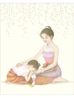 Nattee ชุดปัก มาลัยให้แม่