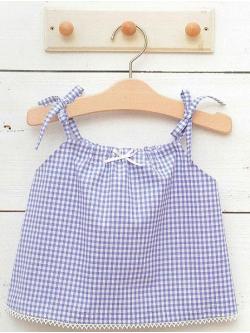 แพทเทิร์น ตัดเสื้อสายเดี่ยว เด็กหญิง ไซส์ 70, 80, 90