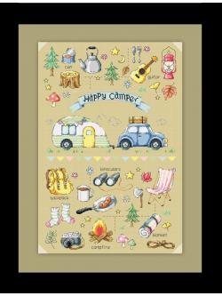 Soda ชุดปัก Happy Camper