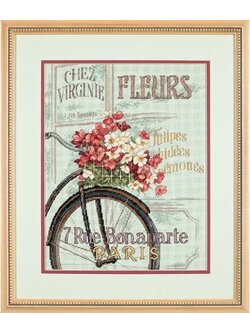 Dimensions ชุดปัก Parisian Bicycle