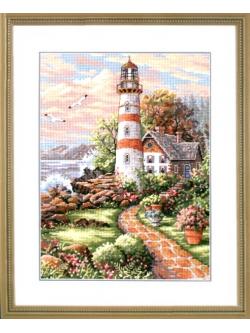 Dimensions ชุดปัก Needlepoint Rocky Shore Beacon