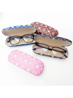 กล่องแว่นตาแฟชั่นลายอาร์ตทรงหรู(1แพ็ค10ใบ)