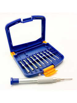 ชุดไขควงแว่นตาเซ็ท 10หัว 1ด้าม