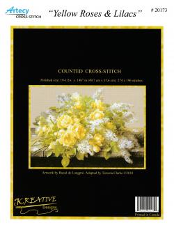 Artecy ผังลาย Yellow Roses & Lilacs