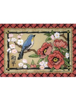 Dimensions ชุดปัก Stamped cross stitch Oriental Spring