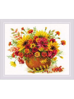 Riolis ชุดปัก Autumn Flowers