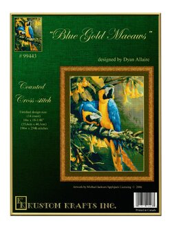 Kustom Krafts ผังลาย Blue Gold Macaws