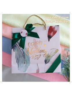 ผ้าขนหนูนาโนเนื้อหนาพิเศษสีหวาน ขนาดเช็ดตัว 70x140 ซ.ม. แพ็คกล่องพร้อมถุงหูหิ้ว