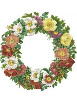 EMS ผังลาย Roses of the Good Old Days