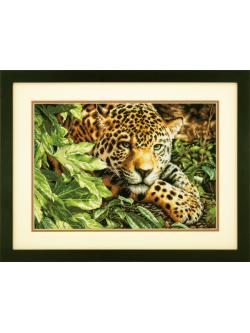 Dimensions ชุดปัก Leopard in Repose