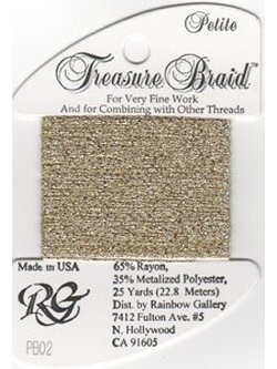 Rainbow Gallery Treasure Braid Petite : Arctic Gold