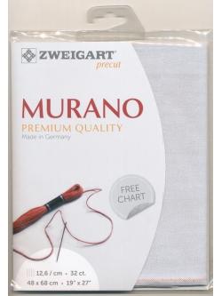Zweigart Murano 32ct. สีเทา Silvery Moon ขนาด 48 x 68 ซม.