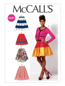 แพทเทิร์นตัดกระโปรง McCalls 6706