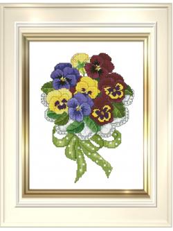 EMS ผังลาย Pansy Bouquet