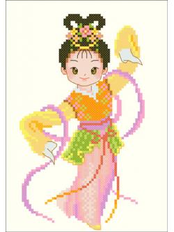 Nattee ชุดปัก รำพัดญี่ปุ่น