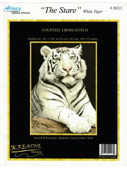 Artecy ผังลาย The Stare white tiger