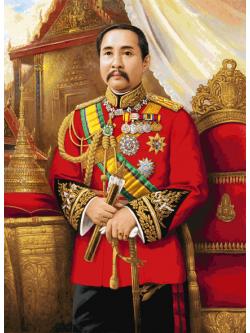 Pinn รัชกาลที่ 5 ประทับยืน(ภาพขนาดใหญ่)