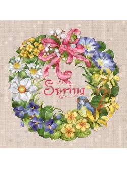 EMS ผังลาย Spring Wreath