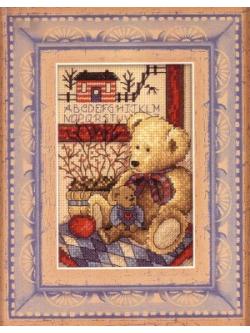 Dimensions ชุดปัก Teddy's Friend (มีกระดาษแมทให้ด้วยค่ะ)