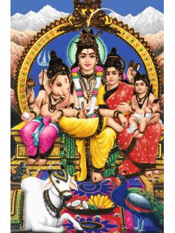 Pinn พระศิวะ-พระแม่อุมา-พระพิฆเนศ-พระขันธกุมาร